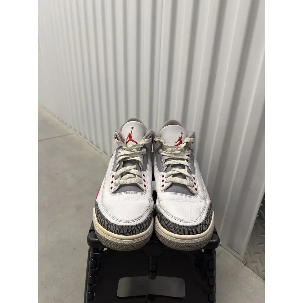 Nike Air Jordan 3 Fire Red White 2022 Size 10.5 Men's - DN3707-160